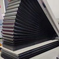 Soufflets de protection pour machines CNC en tissu nylon, rétractables, couleur personnalisée, haute fiabilité