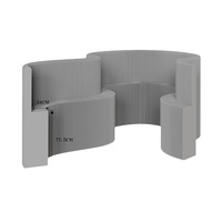 Factory Wholesale Folding Paper Storage Screen Home Office Partition Wall Portable Partition Modern Simplicity