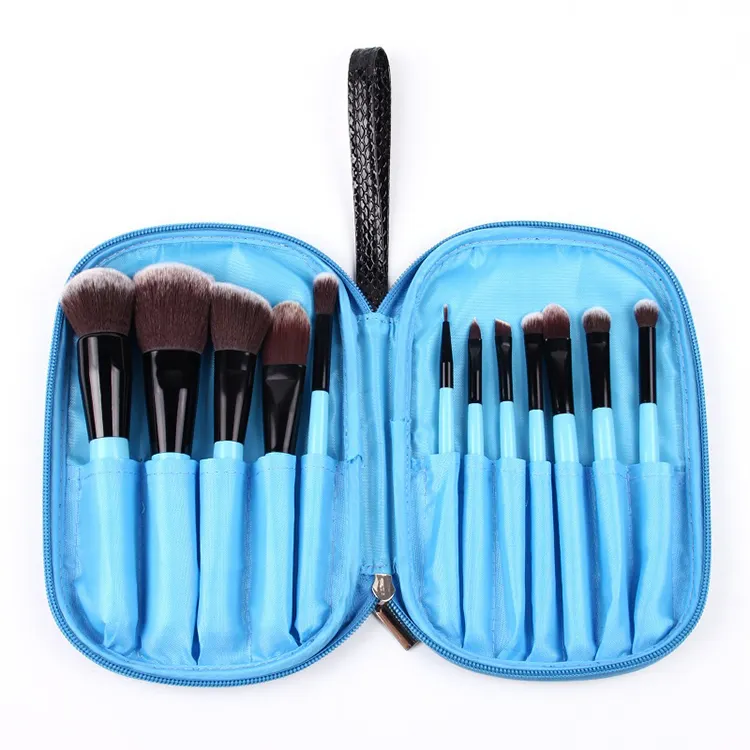 Werbeartikel Private Label Holzgriff Professional Custom Travel Makeup Brush Set