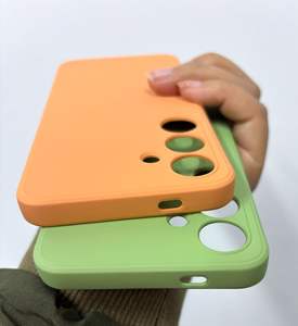 Pour Samsung S24 <span class=keywords><strong>Plus</strong></span> S23 FE housse en silicone pour Galaxy S25 Ultra S22 FE S21 souple doublure en Fiber de TPU housse coque de téléphone - Product Image 3