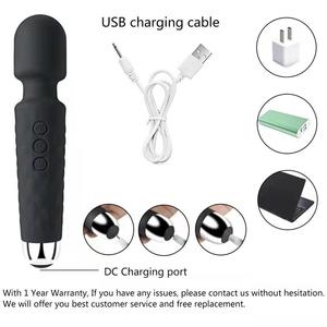 Vibratore a Bacchetta per Massaggio Corporeo, Vibratore Vaginale AV con 20 Modalità di Vibrazione, Giocattoli Sessuali per Anale, Pene e Clitoride - Product Image 4