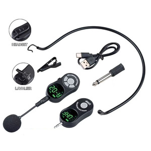 TTD-820 <b>Wireless</b> Headset Lavalier Microphone UHF <b>Receiver</b> Transmitter For Presentations Meetings - Product Image 2