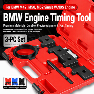 Kit d'outils de <span class=keywords><strong>calage</strong></span> moteur professionnel 3 pièces avec étui rigide pour BMW M42/M50/<span class=keywords><strong>M52</strong></span>, outils automobiles pour blocage d'arbre à cames VANOS simple et goupille TDC - Product Image 4