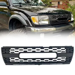 1997 1998 1999 2000 4x4 Accessories Parts Body Kit Front Mesh Car Grille With Led Light For Toyota Tacoma