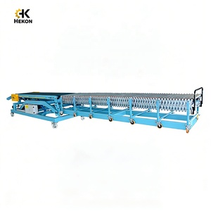 HEKON 800mm brede draagbare verplaatsbare containertruckband transportband industriële bandtransportband voor laden en lossen - Product Image 5