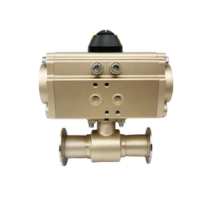 Vente de liquidation B2B COVNA Système d'irrigation goutte à goutte Vente chaude AC220V DN25 1 pouce 3 voies Vanne à bille pneumatique en PVC plastique - Product Image 3