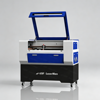 Système de découpe laser CO2 industriel haute vitesse 130W pour acrylique, PVC, fabrication de modèles de meubles, conception à double tête laser en option
