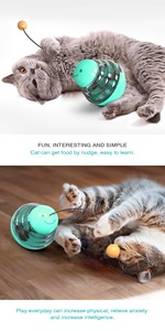 Kinghotpet Bán Sỉ Sản Phẩm Vật Nuôi Bàn Xoay Cốc Thực Phẩm Mèo Quả Đồ Chơi Tương Tác Với Chuông - Product Image 3
