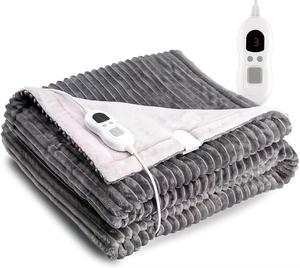 <strong>Super</strong> Cozy <strong>Soft</strong> Heated <strong>Throw</strong> Blanket Electric Heated <strong>Throw</strong> 50" X 60" Sofa Electric Blanket FROM Ainik - Product Image 1