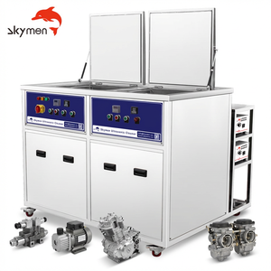 Nettoyeur à ultrasons industriel Skymen ODM avec filtre de rinçage et sécheur pour vannes hydrauliques, pompes, blocs-moteurs, carburateurs - Product Image 1