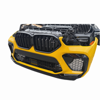 Kit de Carrocería para Parachoques Delantero BMW X6 M F96 2019-2023 con Ventilador Electrónico del Radiador, Original de Segunda Mano, en Plástico Usado