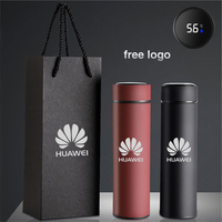 Flacons thermos intelligents à affichage de température de 500ml à LED, bouteille isotherme sous vide avec boîte-cadeau pour la promotion, 1 pièce à expédier