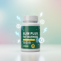 Capsules Slim Plus Brûle-Graisses, Aide Naturelle à la Détoxification et à la Digestion, Stimule l'Énergie, Gestion du Poids, 30 Capsules, Non Destiné aux Femmes Enceintes