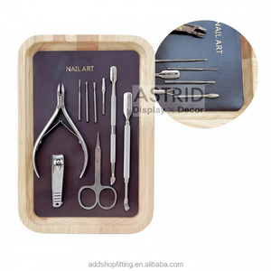 ถาดโชว์เล็บไม้ดีไซน์ใหม่ ขนาดกว้าง 18x สูง 32 ซม. สำหรับร้านค้า - Product Image 1