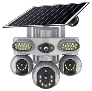 Cámara <span class=keywords><strong>de</strong></span> Seguridad CCTV 4G para Exteriores, 3 PTZ, Impermeable IP66, SC30A, con Audio Bidireccional, Visión Nocturna, <span class=keywords><strong>Sensor</strong></span> CMOS <span class=keywords><strong>de</strong></span> 12MP, Gran Angular - Product Image 1