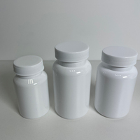 Conteneur en PET de qualité alimentaire de 100 ml, 125 ml, 150 ml, couleur personnalisée, sans BPA, impression sérigraphique pour médicaments liquides, pilules, stockage alimentaire