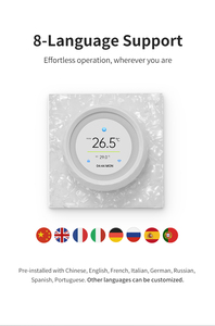 Thermostat intelligent à économie d'énergie Zigbee Becasmart BVRF-L002-ZB 1,6 pouce facile à installer pour les systèmes de climatisation VRF - Product Image 6