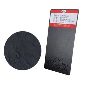 금속 검은 모래 스파클링 실버 컬러 폴리에스터 열경화성 정전기 분사 금속 표면 마감 파우더 코팅