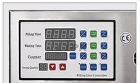 Remplisseuse automatique pneumatique de table à 6 têtes en acier inoxydable 316 avec pompe magnétique pour distribution de liquides fins, parfums et huiles de haute précision