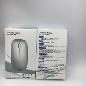 Souris sans fil Bluetooth double mode en promotion, rechargeable, silencieuse, ultra-fine, pour bureau, jeux, lumineuse - Product Image 4