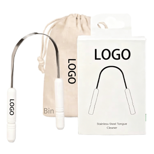 Raspador de Lengua Reutilizable Zeyi de Acero Inoxidable y Plástico para Adultos y Niños con Estuche de Viaje - Elimina la Acumulación de Suciedad en la Lengua - Product Image 1