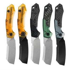 Bán buôn nhôm hoặc PEI nhựa xử lý chiến thuật Pocket Knife cắm trại săn bắn EDC gấp dao