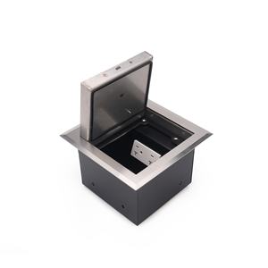 Boîte de sortie au sol encastrée étanche avec couvercle à fermeture douce pour une intégration parfaite à la surface - Product Image 1