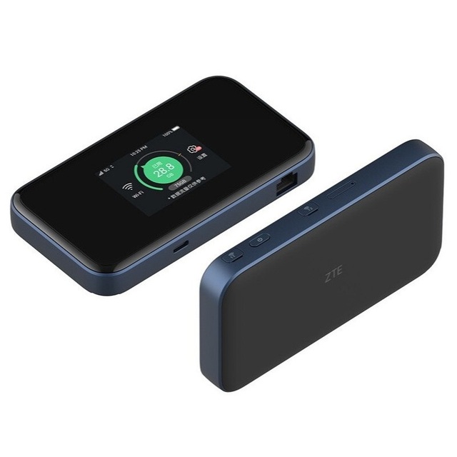 ZTE MU5001 5G Mobile Wifi Router SDX55 Chipset WIFI6 1800M Pocket WiFi 4500mAh Battery Wireless Hotspot with 32 Wifi User