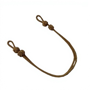 Cordón de Gorra Ceremonial Clásico Genuino, Correa de Macramé Recubierta, Tejida, de Alta Tenacidad, para Uso en Prendas, Personalizada, de 3 Hilos Trenzados - Product Image 5