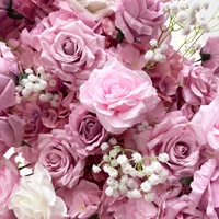 Arche de mariage en forme de cœur avec des roses artificielles en soie pour la décoration de fête, la photographie en extérieur, la décoration de la maison