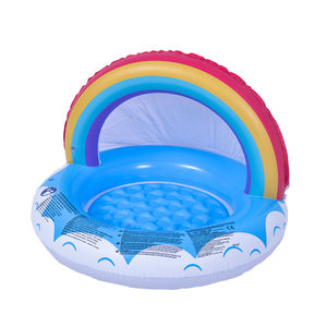 สระว่ายน้ำเป่าลมขนาดเล็กสำหรับเด็กแบบใช้ได้ทั้งในร่มและกลางแจ้ง พร้อมหลังคาบังแดด - Product Image 1