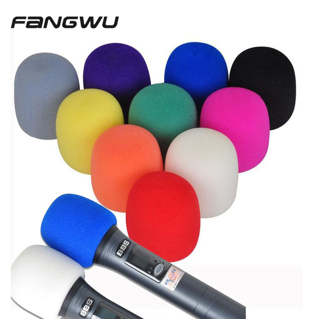 Multicolor Microphone Cover Windshield Windscreen for Studio Recording Singing