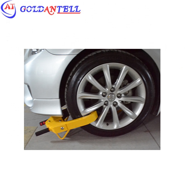 Goldantell GAT-L4 Heavy Duty Car Wheel Clamp Lock - Anti-Theft Security for SUV, Trailer, RV