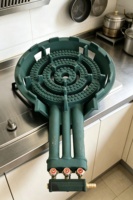 Cuisinière à gaz portable C40 à brûleur unique, flamme puissante, support stable, cuisson rapide, économe en énergie, puissance de flamme réglable