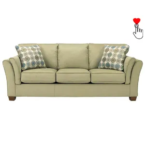 Frank Furniture Retro USA Style 3 Seater Fabric Sofa