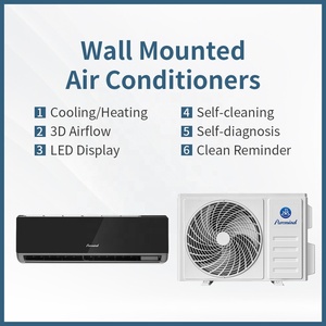 ราคาโรงงาน OEM/ODM เครื่องปรับอากาศแบบแยกส่วนสีดำ 9000-24000BTU R32 ระบบทำความเย็นเร็ว สำหรับรถยนต์ ห้องนอน สำนักงาน ขายส่ง แรงและเย็นเร็วใน 30 วินาที - Product Image 4