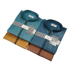 Verano diseño fresco auténtico Alharamain musulmán árabe vestido Jubba Abaya Ropa Étnica islámica Qatari Thobe <span class=keywords><strong>Kaftan</strong></span> rezando - Product Image 1