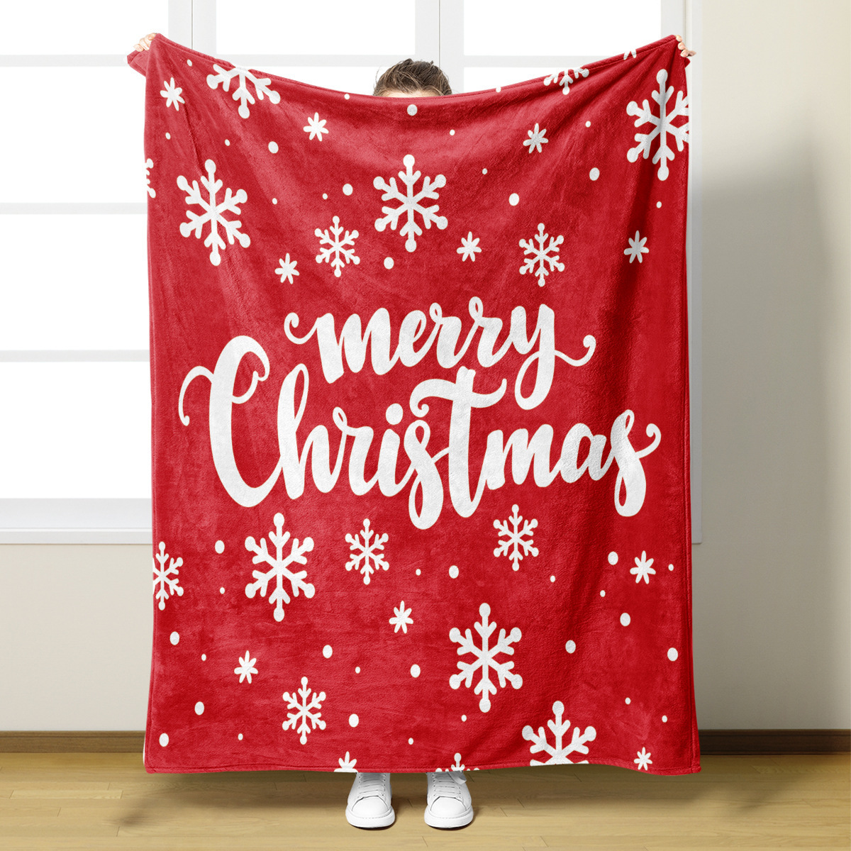 Custom Print Full Size Fleece Bed Blanket #S8077
