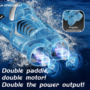 Mini haute vitesse <span class=keywords><strong>RC</strong></span> 2.4GHz étanche télécommande jouets Animal moteur moteur hors-bord modèle enfants <span class=keywords><strong>bateau</strong></span> <span class=keywords><strong>électrique</strong></span> - Product Image 5