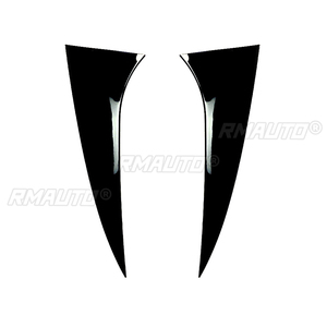 2 pièces, aileron latéral de fenêtre arrière de voiture noir brillant pour Hyundai IX35 2010-2017, accessoires de voiture - Product Image 1