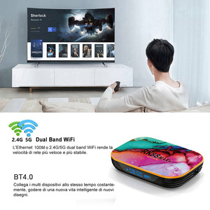 Android RKX88 <b>max</b>+ <b>smart</b> Box 11.0 Built in 2.4G/5G/BT 4.0 USD3.0 with 4k quality Ethernet:10/100(4-128) - Product Image 4