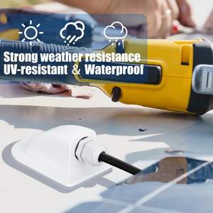 Caja de prensaestopas de <span class=keywords><strong>entrada</strong></span> de <span class=keywords><strong>Cable</strong></span> Solar a prueba de agua IP68, prensaestopas de <span class=keywords><strong>doble</strong></span> orificio ABS, conector impermeable para RV Camper Van, techo de barco - Product Image 6