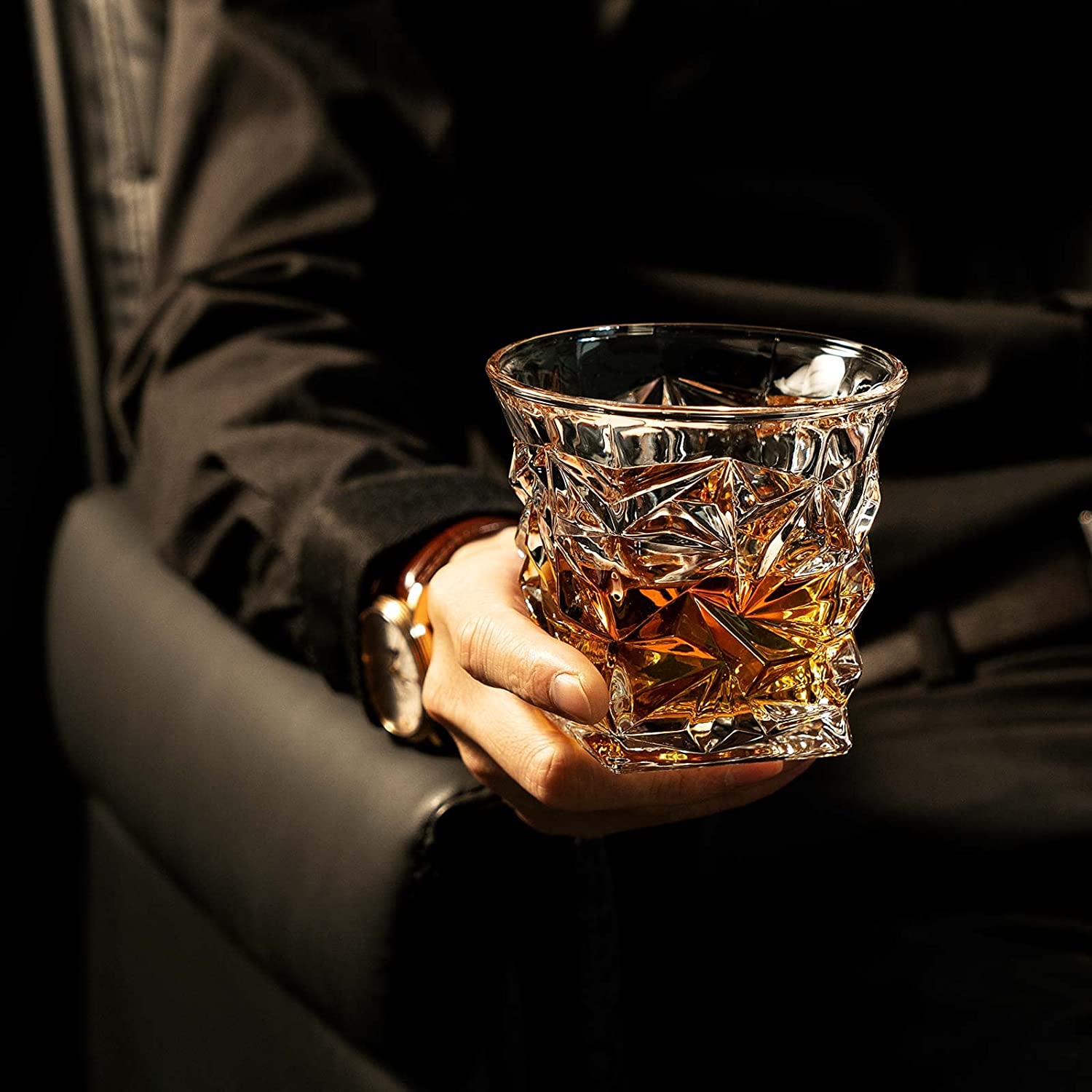 Support customization Whiskey Decanter with Glass Stopper wine glass set