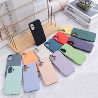 Coque de téléphone en Silicone TPU pour iPhone 16 Pro Max 15 Plus 14 13 17 Air Vente en gros Modèles compatibles colorés Couverture arrière antichoc