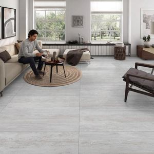 Baldosas de Porcelana Mate con Diseño de Madera Plateada Domino, 600x1200mm, Antideslizantes, para Interiores y Exteriores - Product Image 6