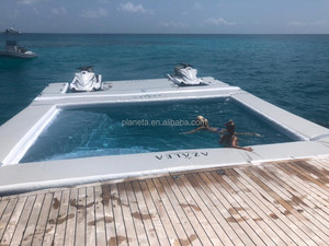 <span class=keywords><strong>Piscina</strong></span> Flotante Inflable para <span class=keywords><strong>Lago</strong></span>, Venta al por Mayor de Fábrica, <span class=keywords><strong>Piscina</strong></span> Anti-Medusas con Red de Protección para Yates - Product Image 6