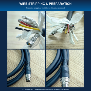 定制线束电缆线 PVC 绝缘软铜线 编织抗腐蚀铜线 船用级 IP68 0.6/5KV 室内/室外 - Product Image 2