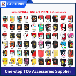 Reliure pour cartes à collectionner personnalisée à 4 pochettes |   Reliure à fermeture éclair OEM/ODM en petites séries pour cartes Pokémon, cartes TCG, photos, 400 pochettes - Product Image 6