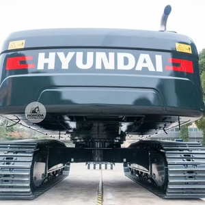 Excavadora de cadenas Hyundai HX220L amarilla, equipo de construcción - Product Image 4