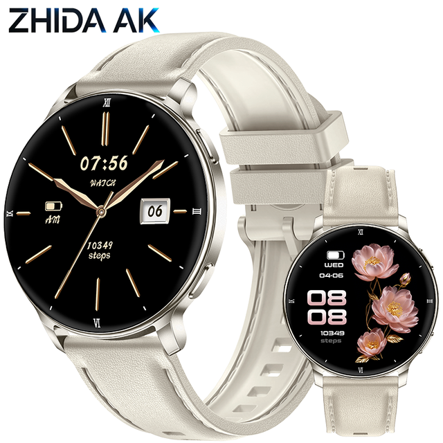 New HT39 Women's Smart Watch 1.39 AMOLED Fitness Tracking Bracelet BT Call Blood Oxygen Function Waterproof for Android and IOS